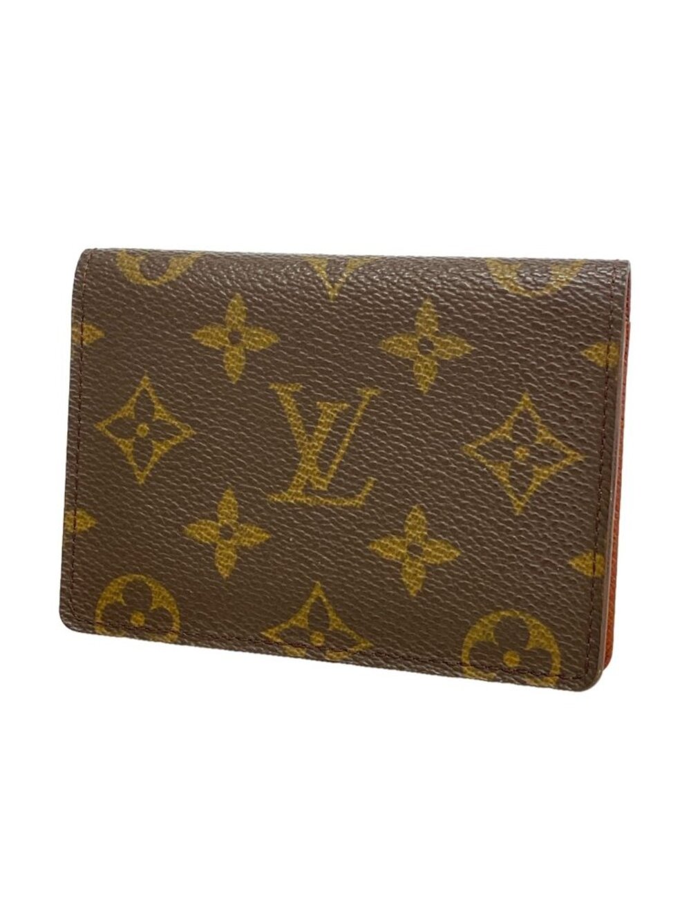 Louis Vuitton Card Case Monogram Porte 2 Cartes Vertical Brown
